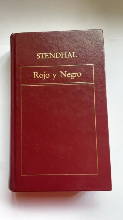 Libro Rojo y Negro de Stendhal en tapa dura - miniatura 1