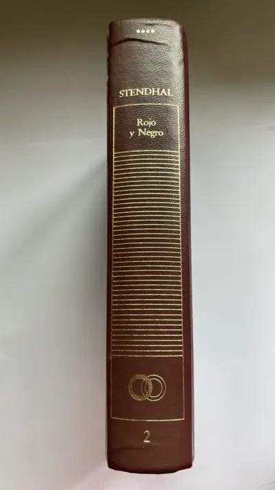 Libro Rojo y Negro de Stendhal en tapa dura - miniatura 2