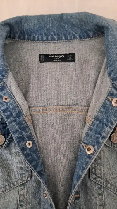 Chaqueta de mezclilla con diseño juvenil Mango - miniatura 2