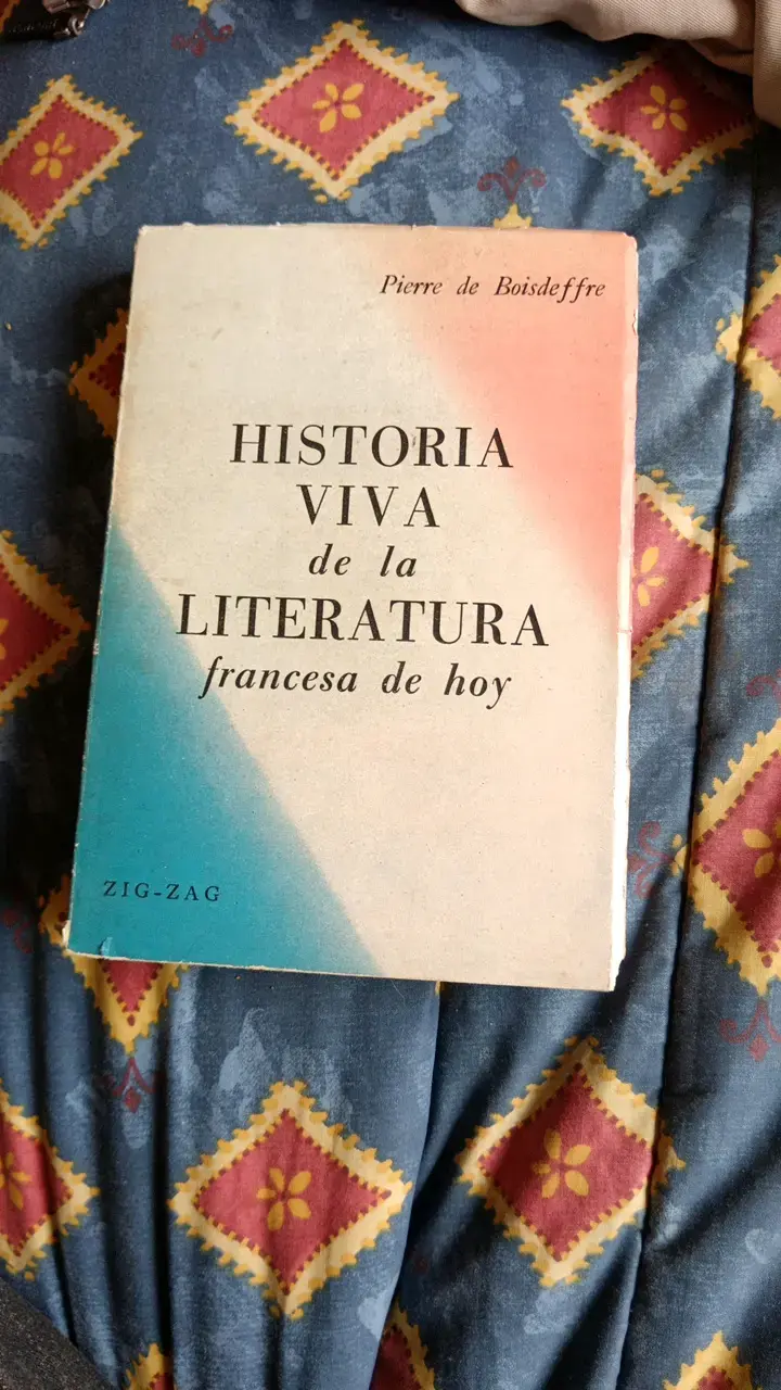 Libro Historia Viva de la Literatura Francesa de Hoy - 1