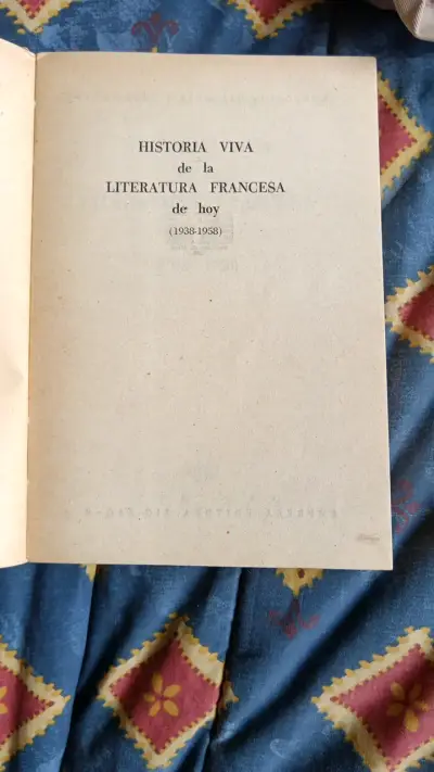 Libro Historia Viva de la Literatura Francesa de Hoy - miniatura 2