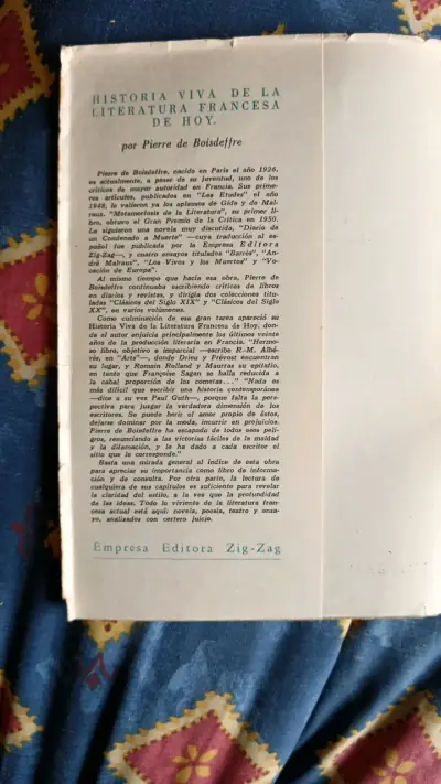 Libro Historia Viva de la Literatura Francesa de Hoy - miniatura 3