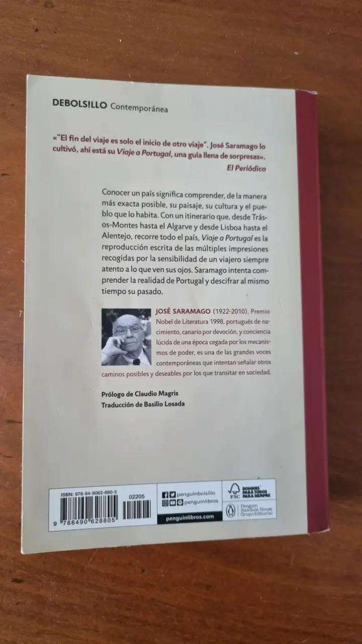 Libro 'Viaje a Portugal' de José Saramago - 2