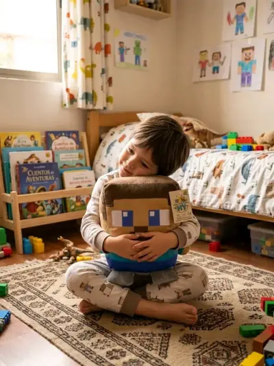 Peluche Minecraft Steve de felpa suave - miniatura 2