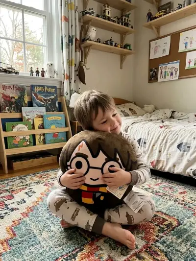 Cojín de peluche Harry Potter redondo - miniatura 2
