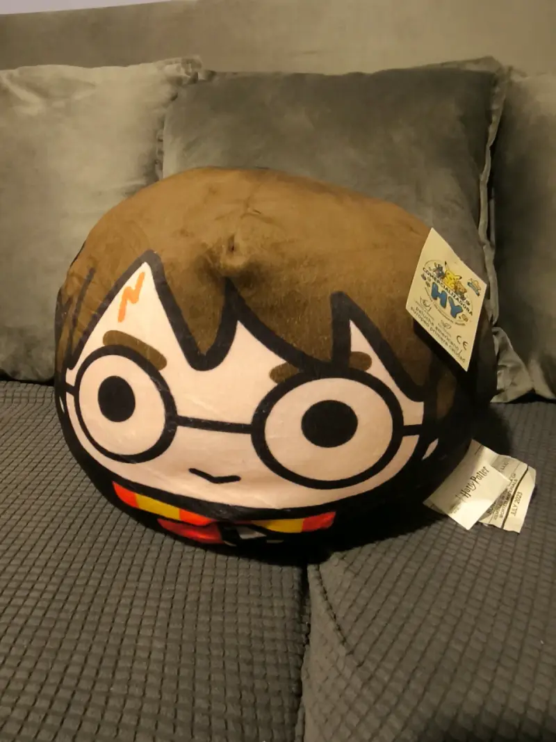 Cojín de peluche Harry Potter redondo - 4