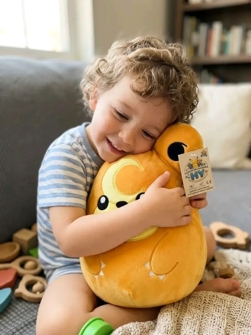 Peluche oso amarillo teddiursa con diseño divertid - 2