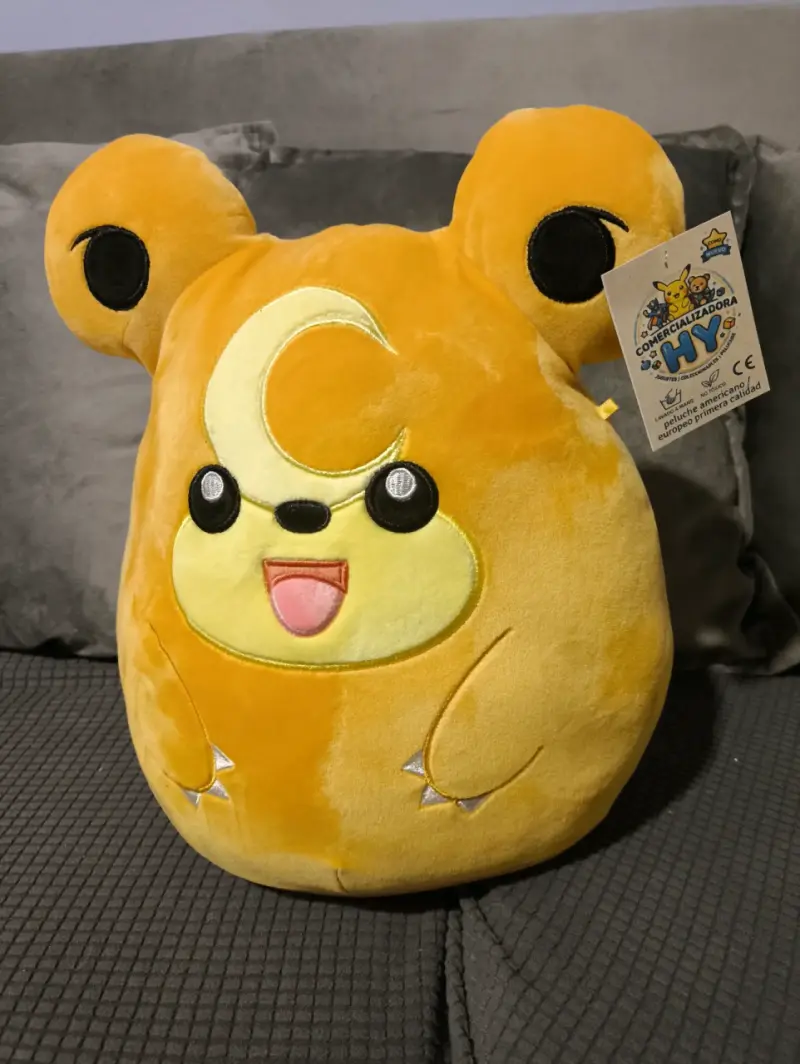 Peluche oso amarillo teddiursa con diseño divertid - 4