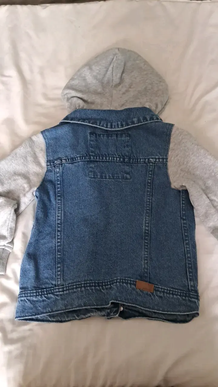 Chaqueta de Mezclilla con Capucha para Niño - 4