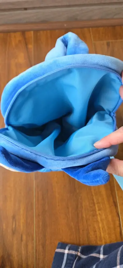 Mochila infantil de peluche azul Bluey - miniatura 3