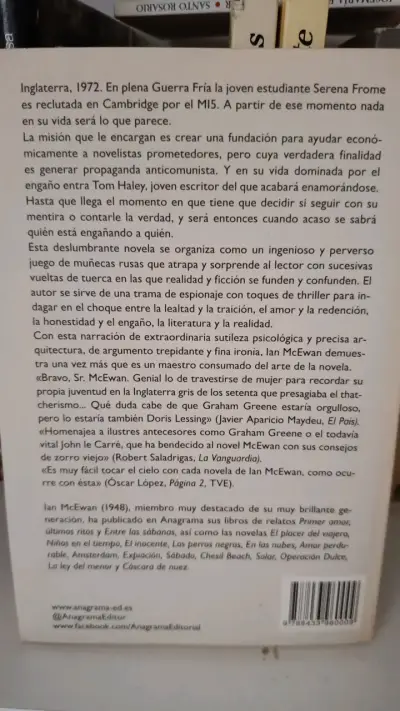 Libro 'Operación Dulce' de Ian McEwan - miniatura 2