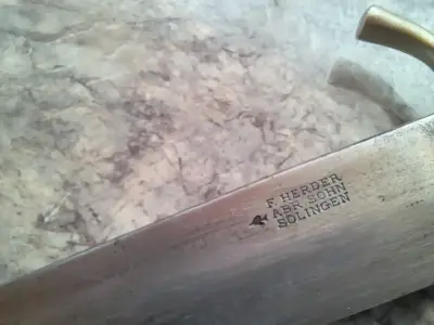 Cuchillo Daga Antigua F. Herder Abr. Sohn 1935 - miniatura 2
