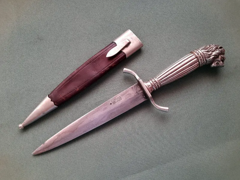 Cuchillo Daga Antigua F. Herder Abr. Sohn 1935 - 3