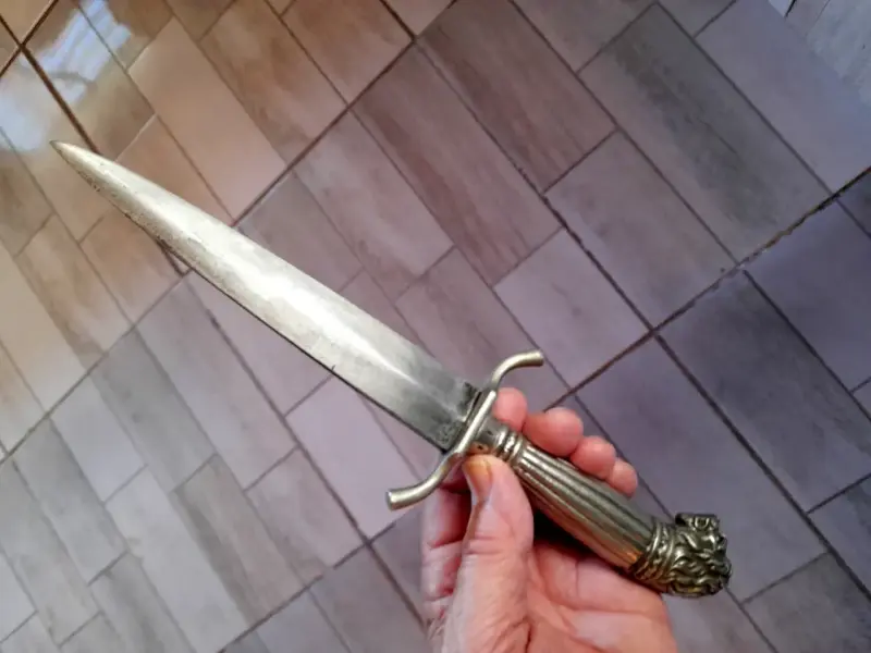 Cuchillo Daga Antigua F. Herder Abr. Sohn 1935 - 4