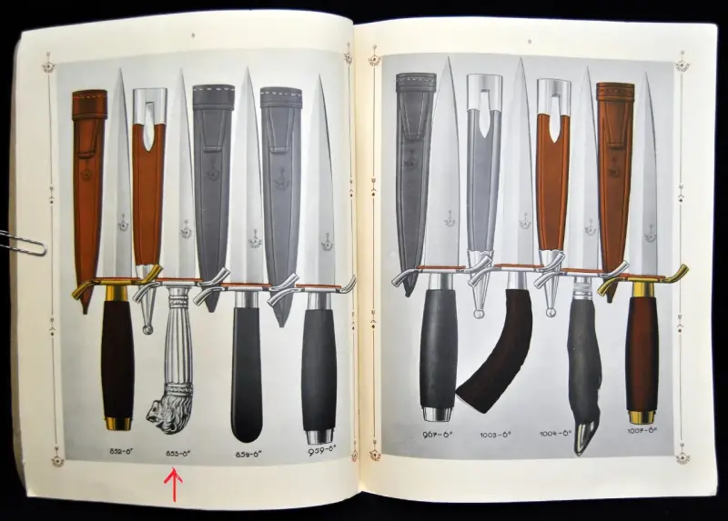 Cuchillo Daga Antigua F. Herder Abr. Sohn 1935 - 6
