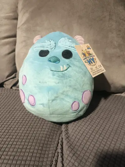 Peluche de Monstruo Azul con Etiqueta Sullivan - miniatura 1