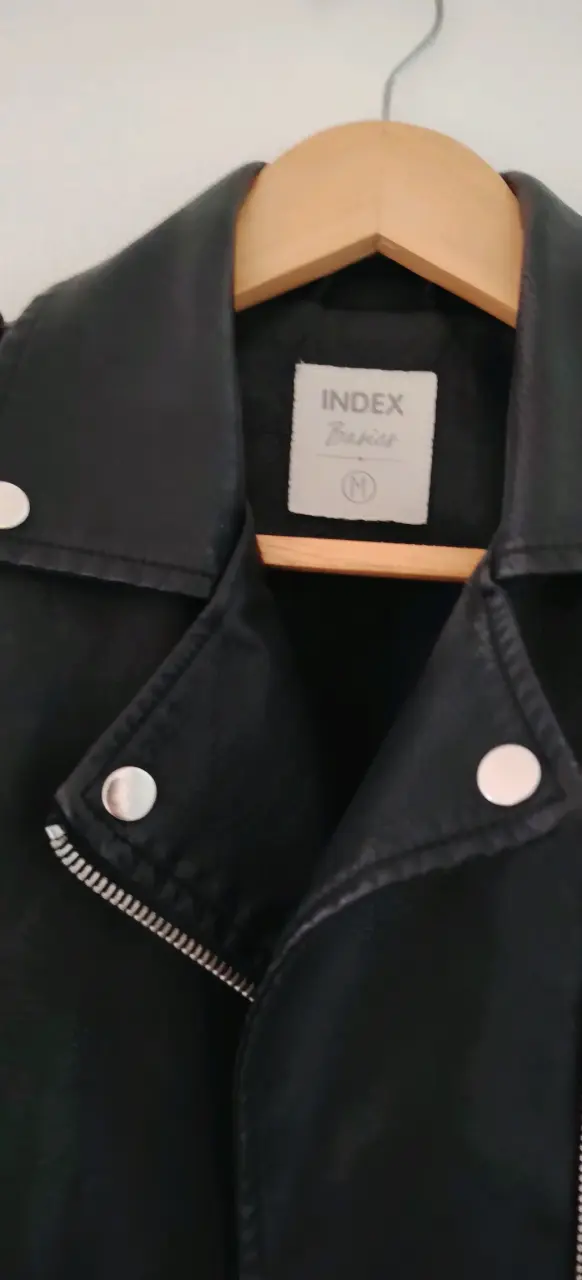 Chaqueta de cuero negra Index para mujer - 2