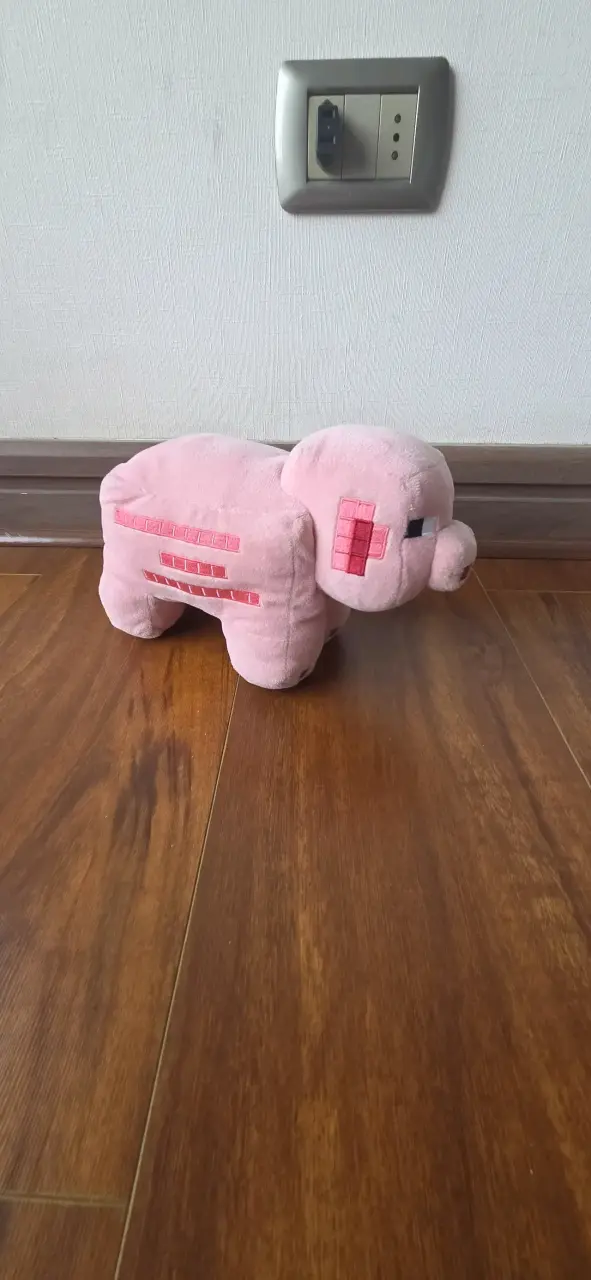Peluche Cerdo Minecraft Rosa - 2