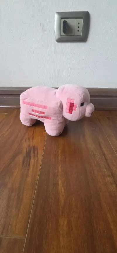 Peluche Cerdo Minecraft Rosa - miniatura 2