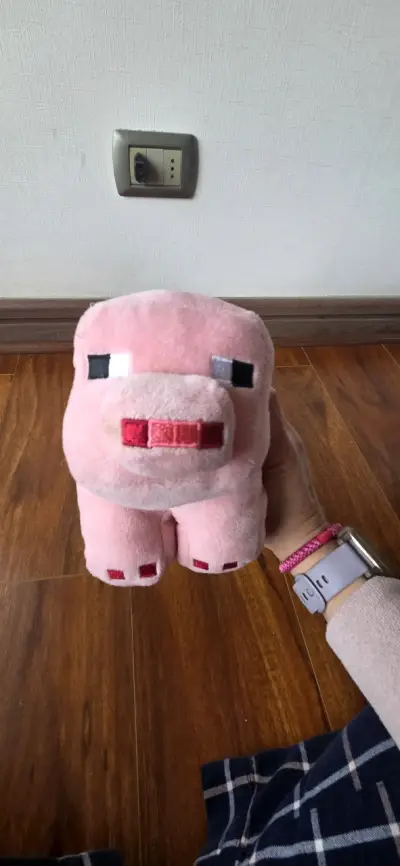Peluche Cerdo Minecraft Rosa - miniatura 3