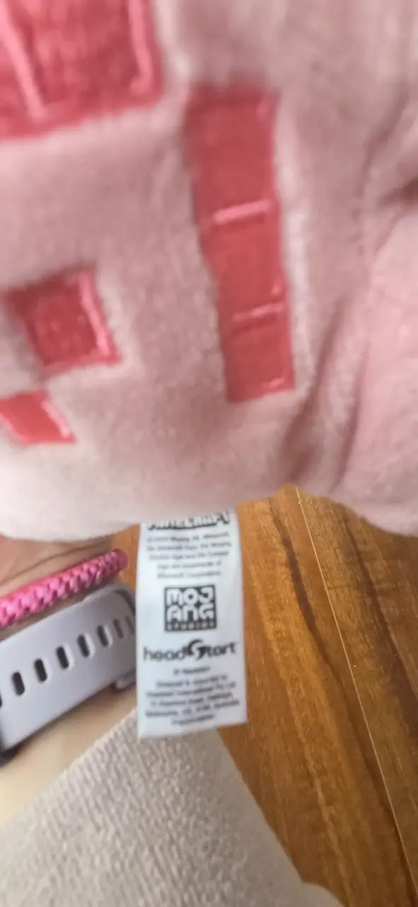 Peluche Cerdo Minecraft Rosa - 5