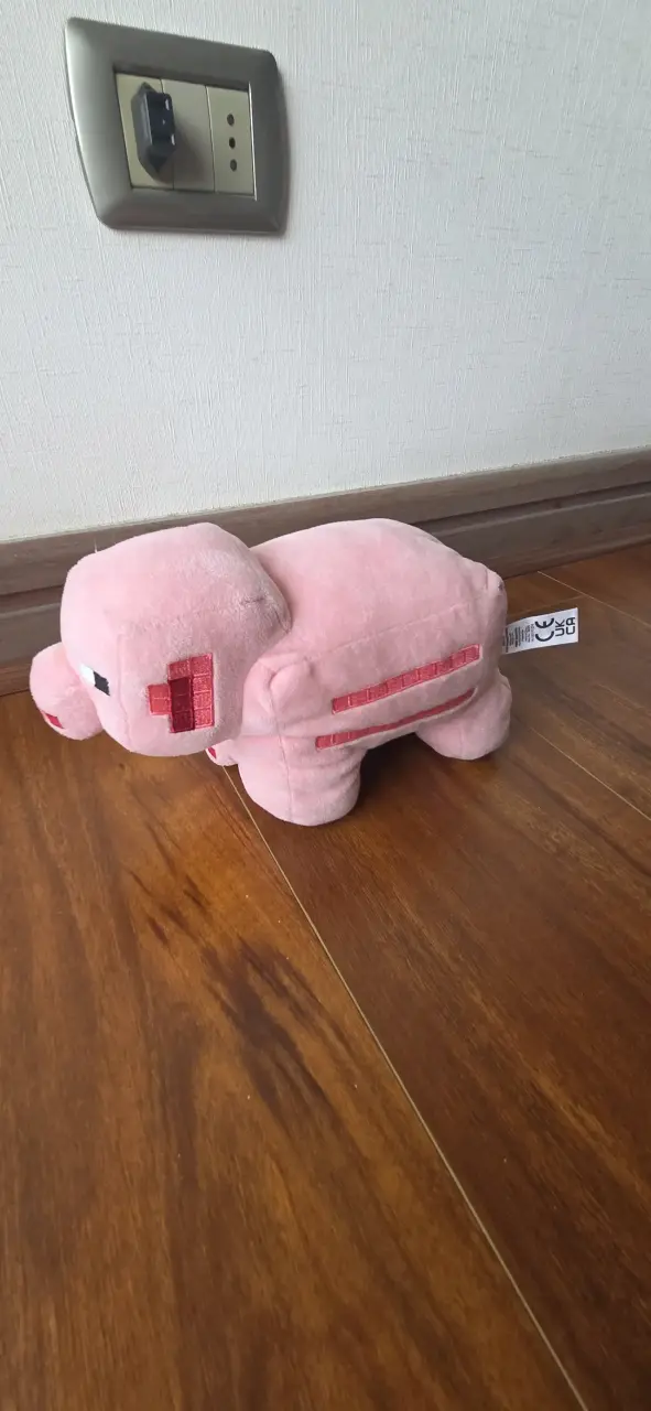 Peluche Cerdo Minecraft Rosa - 6