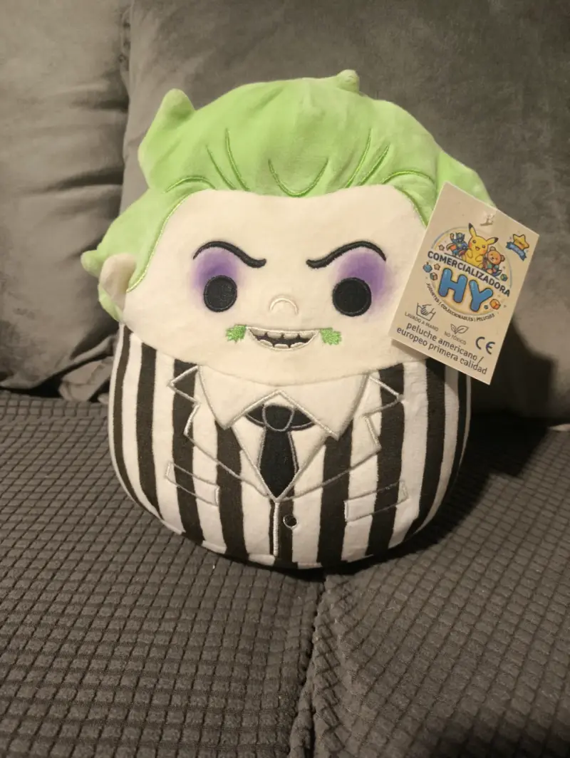 Peluche Beetlejuice con diseño a rayas - 1