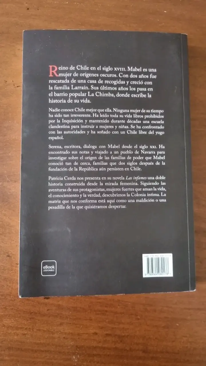 Libro 'Las Infames' de Patricia Cerda - 2