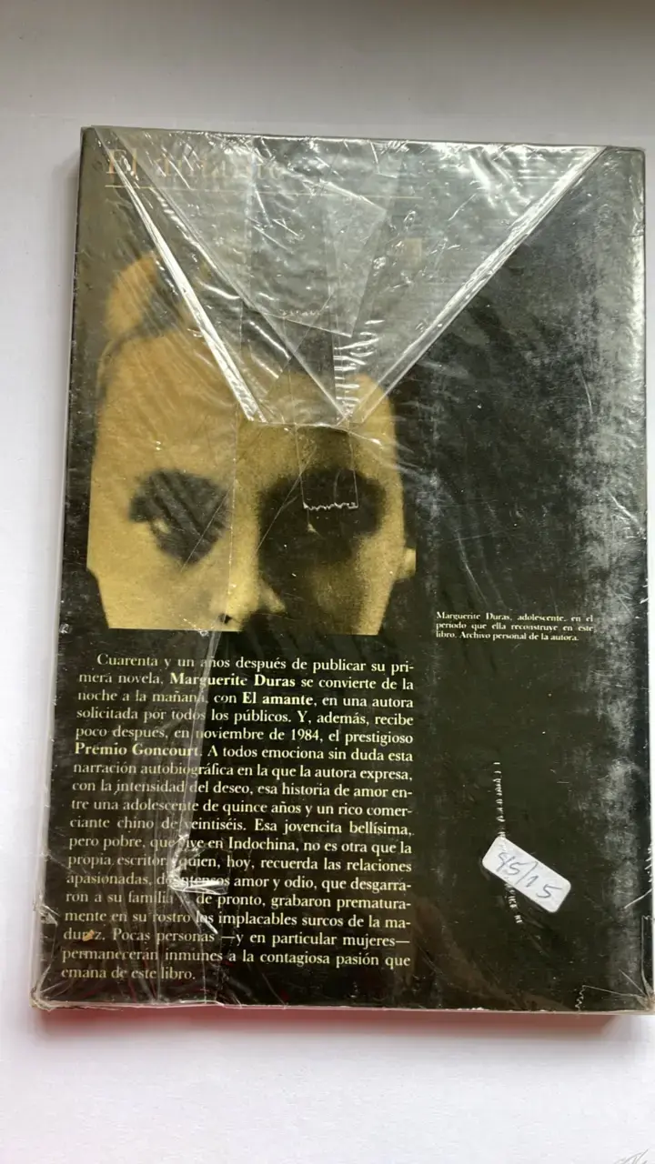 Libro 'El Amante' de Marguerite Duras - 2