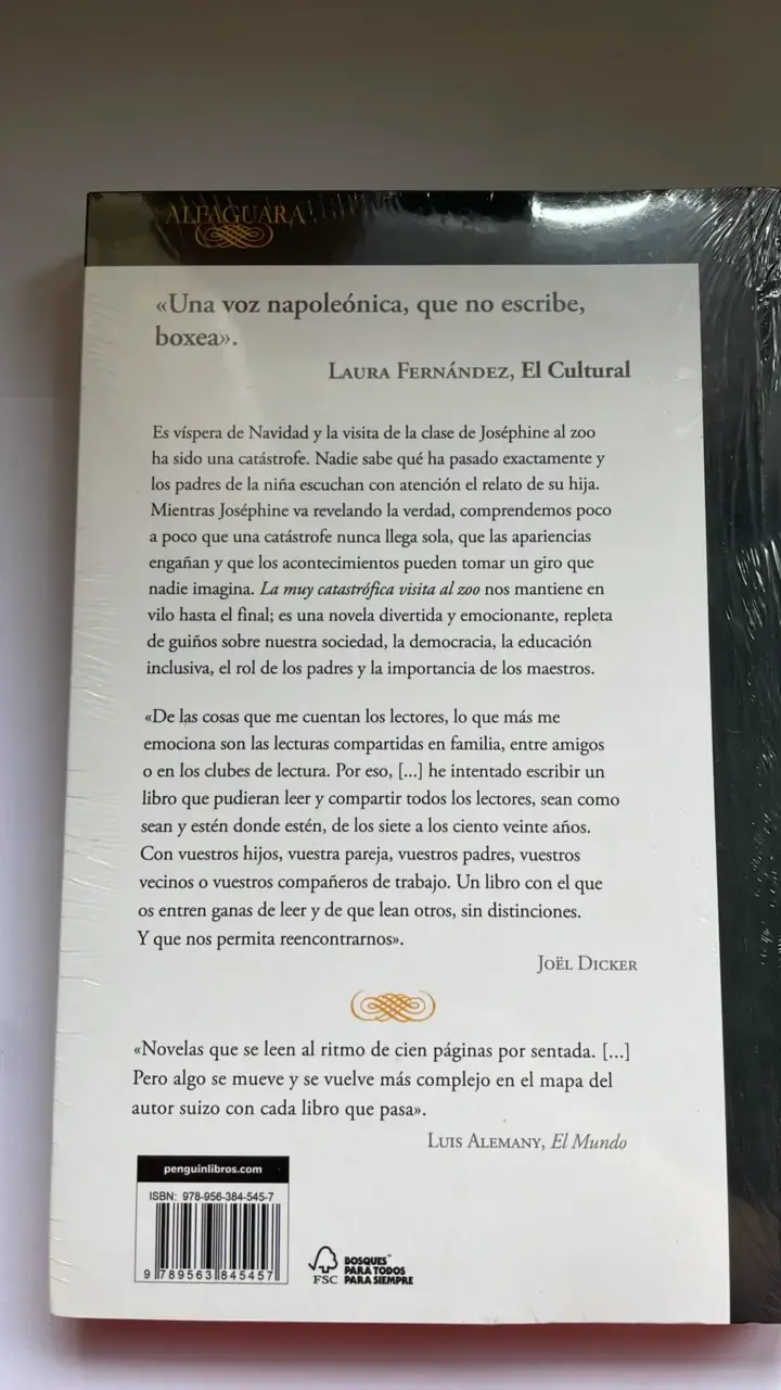 Libro 'La Muy Catastrófica Visita Al Zoo' de Joël Dicker - 2