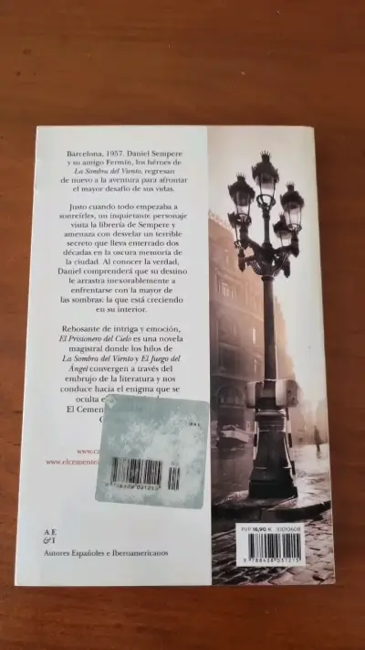 Libro El Prisionero del Cielo de Carlos Ruiz Zafón - miniatura 2