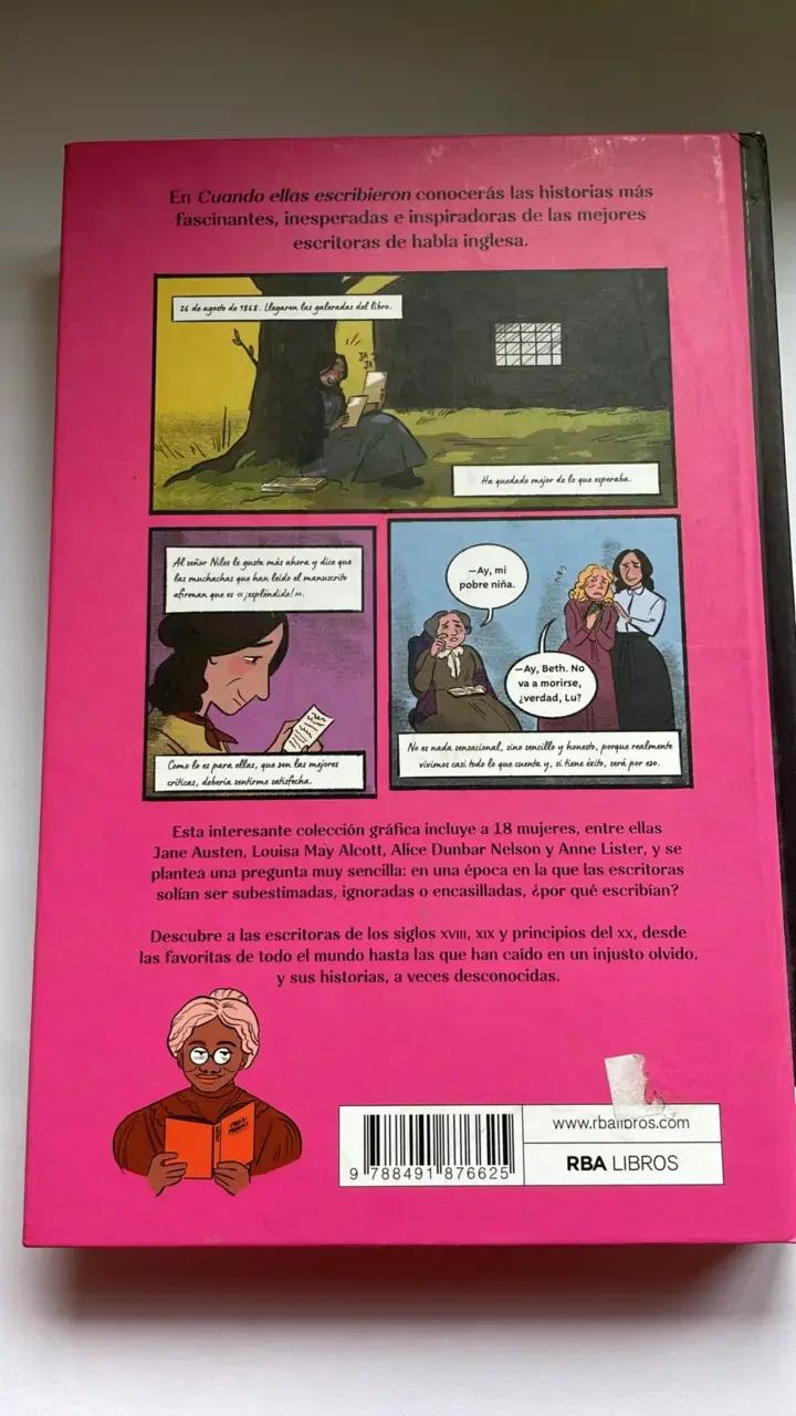 Libro 'Cuando ellas escribieron' de RBA - 2