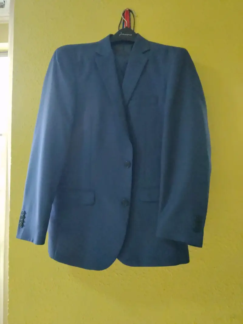 Traje azul marino con chaleco David Marc - 3