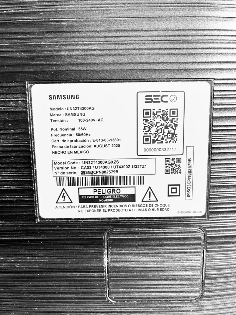Televisor Samsung 32 pulgadas HD con HDMI - 2