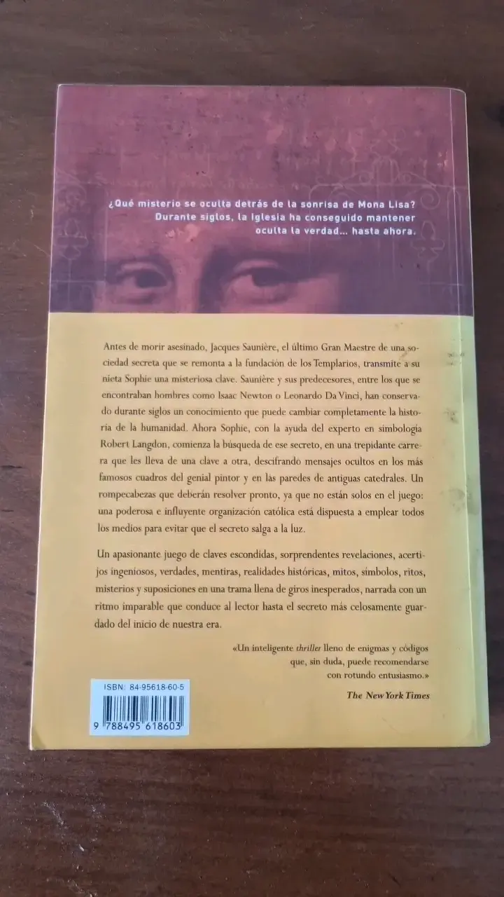 Libro El Código Da Vinci de Dan Brown - 2