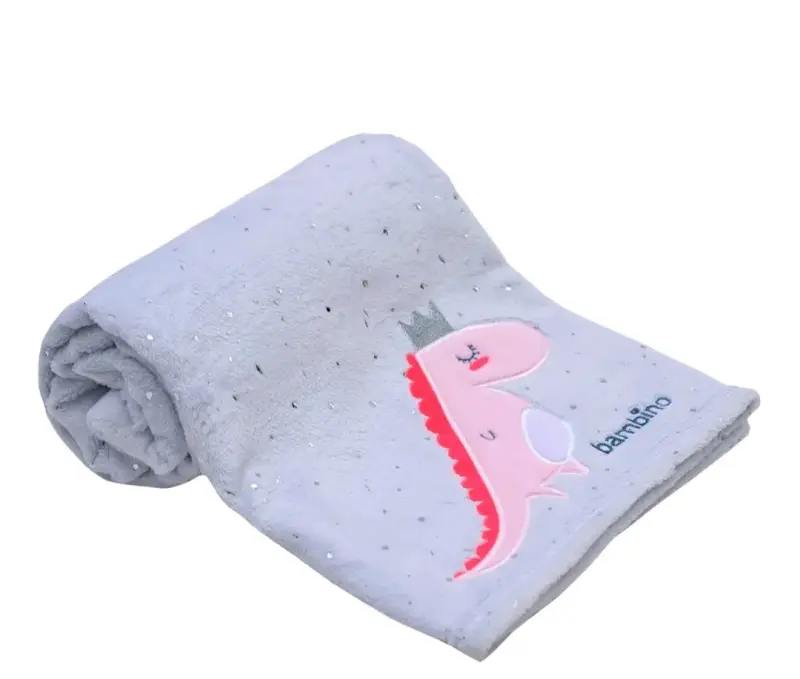 Manta para bebé Bambino con diseño de dinosaurio - 1