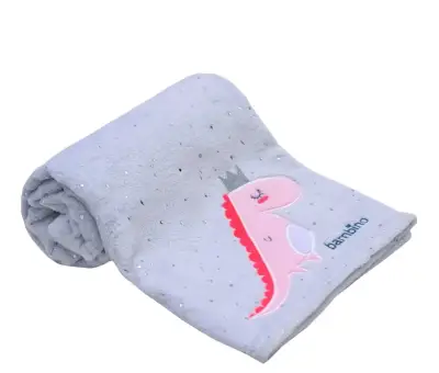 Manta para bebé Bambino con diseño de dinosaurio - miniatura 1