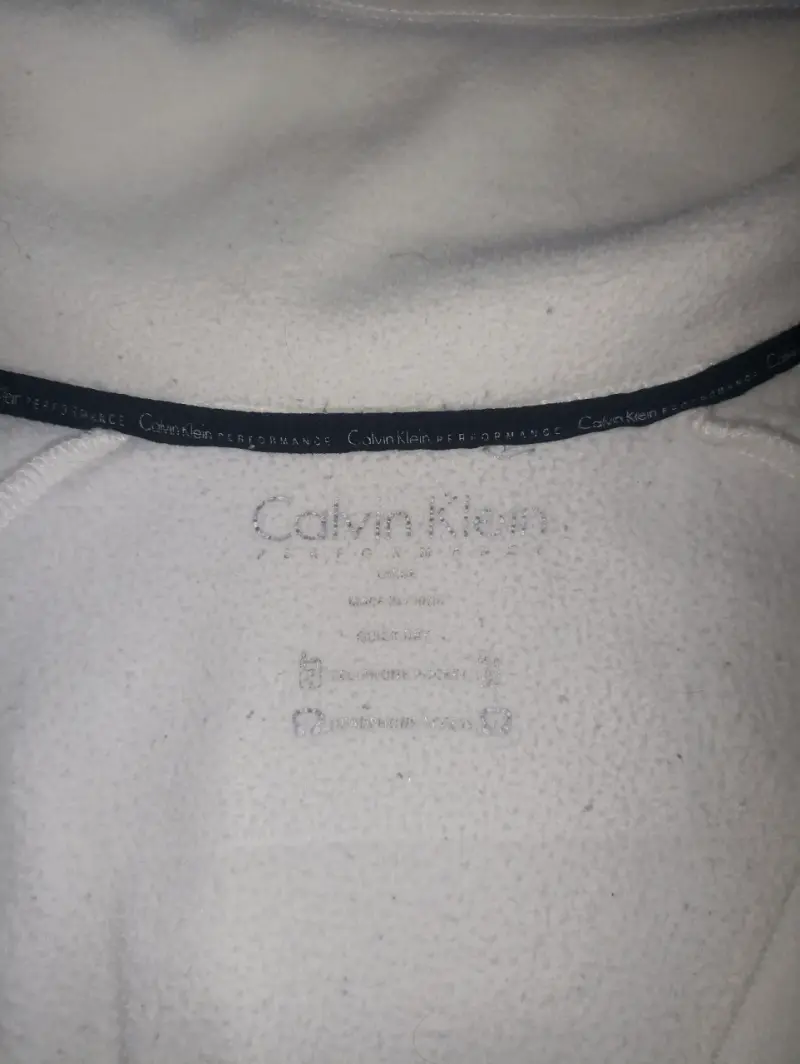 Chaqueta de polar blanca Calvin Klein Performance - 2