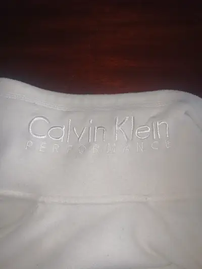 Chaqueta de polar blanca Calvin Klein Performance - miniatura 3