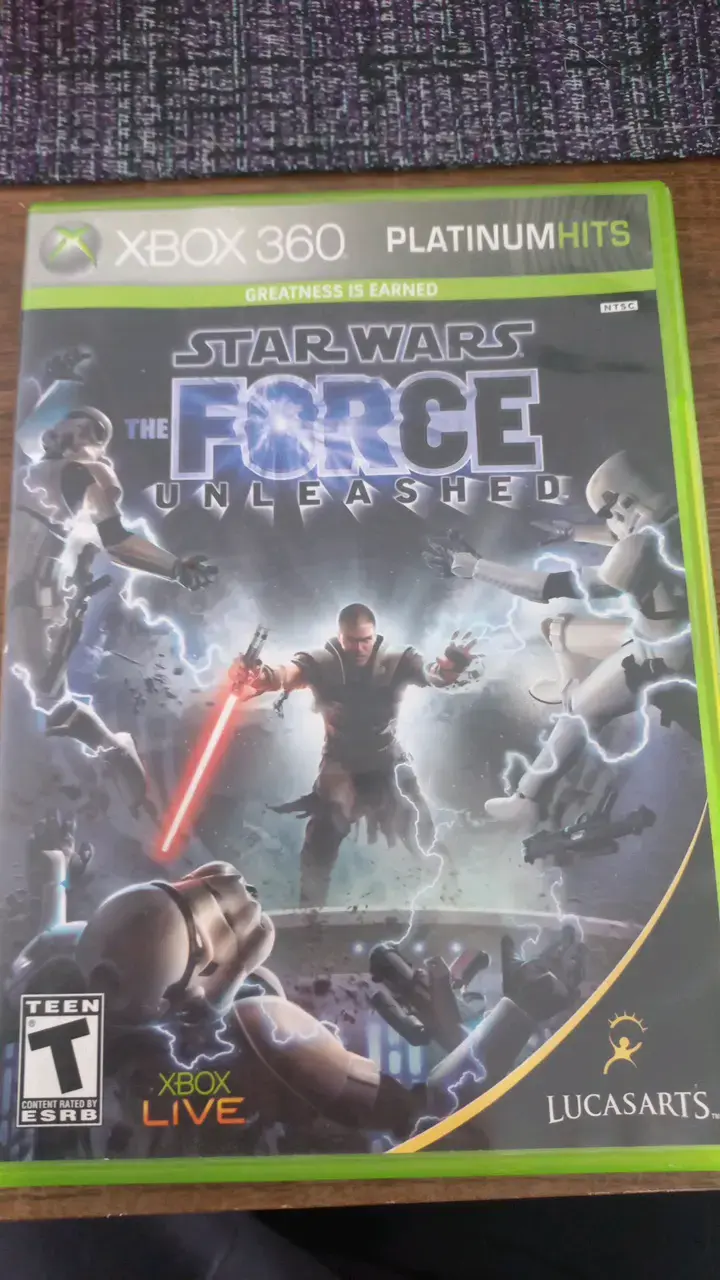 Juego Xbox 360 Star Wars The Force Unleashed