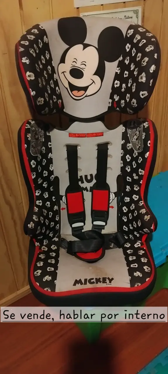 Silla de auto infantil Mickey Mouse - 1