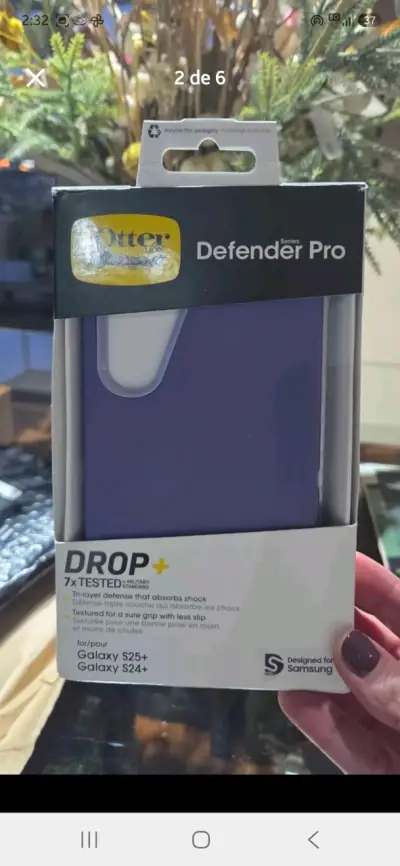 Funda OtterBox Defender Pro para Galaxy S25+ y S24+ - miniatura 1