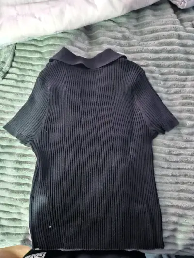 Polera de punto negra Calvin Klein para mujer - miniatura 3