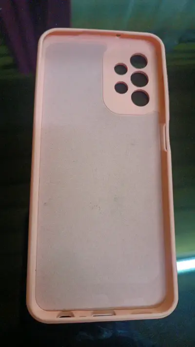 Funda de silicona rosa para celular A13 - miniatura 2