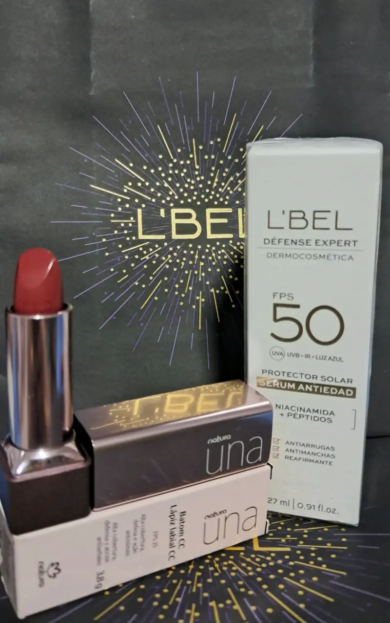 Set de maquillaje Natura Una y protector solar L'Bel