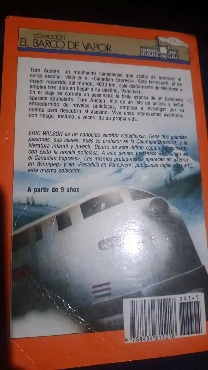 Libro 'Asesinato en el Canadian Express' de Eric Wilson - 2