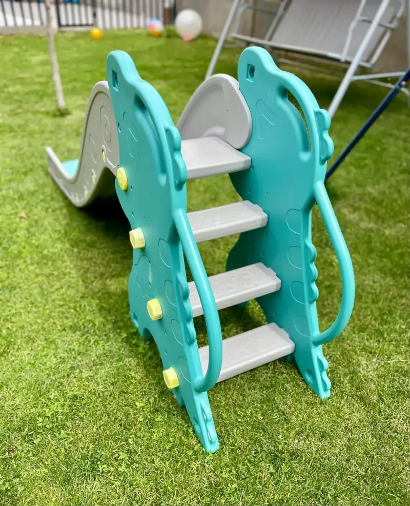 Resbalín dinosaurio celeste para niños KidsCool - 3