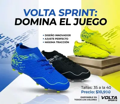 Zapatillas de Fútbol Volta Sprint Innovadoras - miniatura 1