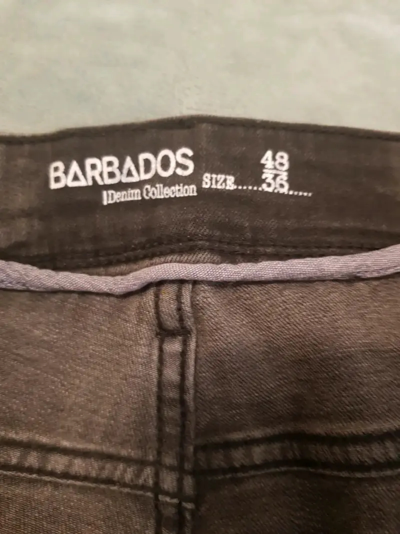 Jeans Barbados gris para hombre talla 48 - 2