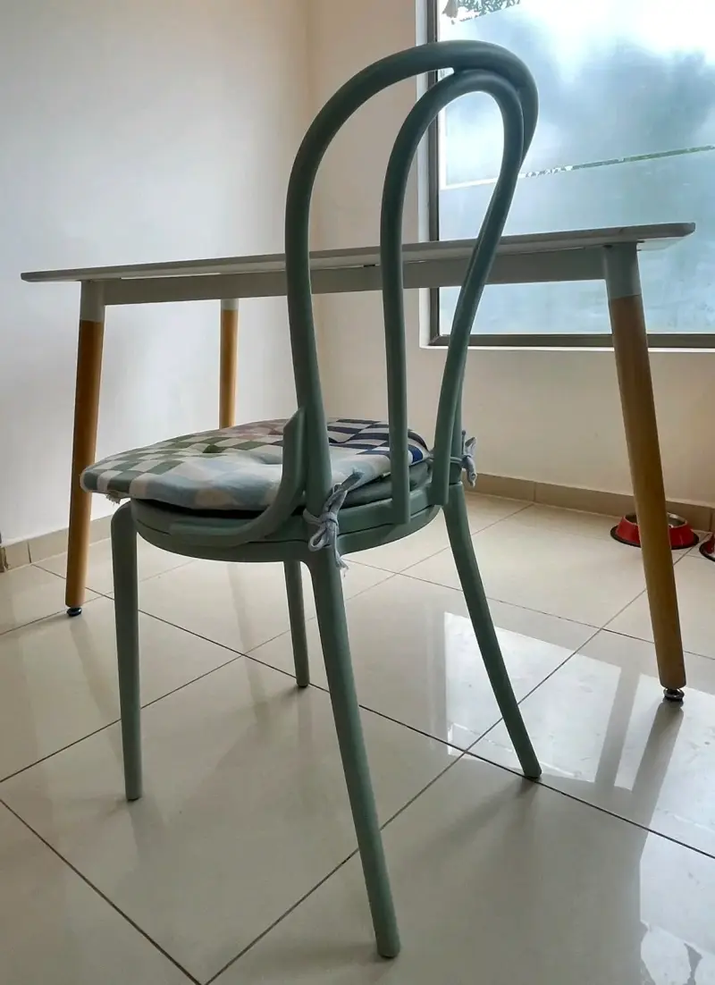Mesa Eames Rectangular 120x80 Blanco con Patas de - 4